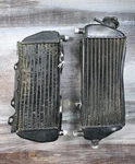1997- 2002 Kawasaki KX250 KX125 Radiators Left Right 39061-0013 39061-1262. Fixed Price $29.95.