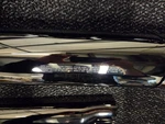Harley Davidson Cvo Scorched Chrome Slip Ons & Heat Shields Fits 15 And Up M8. Fixed Price $599.00.