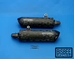 Ducati 08-12 Monster 696 796 1100 Two Brothers Racing Carbon Mufflers Silencer. Fixed Price $489.99.