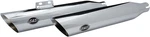S&s Cycle 550-0753B Slash Cut Mufflers State Chrome For Hd Softail Lo. Fixed Price $1108.76.