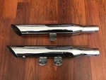 Harley Davidson 00-LATER Softail Screamin Eagle Ii Slash Cut Oem Chrome Mufflers. Fixed Price $299.99.