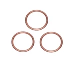 Set Of Kawasaki New K&l Moto Exhaust Pipe Muffler Gasket 0133-005X3. Fixed Price $42.99.