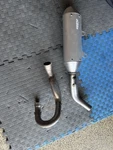 Ktm 250 Sx-f Oem Exhaust Muffler And Manifold Fits 2019-2022. Fixed Price $195.00.