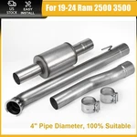 Cummins 6.7L Turbo Diesel Exhaust 4" Pipe W/back Muffler For 19-25 Ram 2500 3500. Fixed Price $246.00.