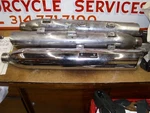 2003 Victory Vegas, Front Cylinder, O.e.m. Muffler, New Take-off, P/N#1261290.#. Fixed Price $132.11.