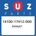 14100-17H12-000 Suzuki Exhaust 1410017H12000, New Genuine Oem Part. Fixed Price $1449.24.