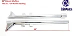 Mutazu 33" Exhaust Slip On Mufflers 2017-UP Harley Touring. Fixed Price $189.00.