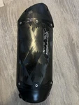 Two Brothers Carbon Fiber Slip Exhaust Mini Muffler Only 8" Black Series. Fixed Price $265.00.