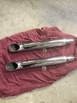 Harley Davidson Turnout Mufflers For Softail. Fixed Price $144.74.