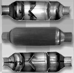 Jones JFP300 Flow Pack V Baffle Muffler 3" Round 5" Single Chamber Full Boar. Fixed Price $79.99.