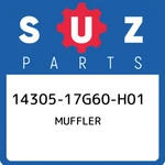 14305-17G60-H01 Suzuki Muffler 1430517G60H01, New Genuine Oem Part. Fixed Price $2255.30.