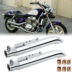 2X 20" Motorcycle Slip-on Exhaust Muffler Pipes For Honda Magna 750 700 V30 V65. Fixed Price $109.10.