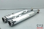 2013 Harley Street Glide 4" Rcx Exhaust Muffler Pipe Set Chrome Eclipse - Video. Fixed Price $202.05.