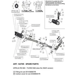 Exhaust Clamp Replacement Part Set Leovince System SFM4, Carbon. Fixed Price $73.54.