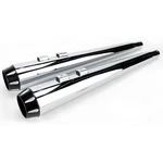 Bassani 4 In. Megaphone Slip-on Mufflers W/2 1/2 I.d. Baffles- FLH-517RL. Fixed Price $664.95.