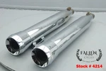2009 Harley Touring Aftermarket Slip On Exhaust Muffler Pipe Set Chrome #4214. Fixed Price $149.99.