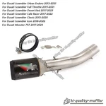 Exhaust Mid Link Pipe Muffler Tip For Ducati Monster 797 Scrambler Classic. Fixed Price $128.52.