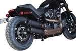 S&s Grand National 4" Slip-on Mufflers Black #550-0734 Harley Davidson. Fixed Price $595.95.