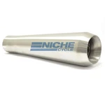 13" Big Mouth Reverse Cone Stainless Steel Muffler Megaphone 2.5". Fixed Price $111.30.