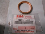 Nos Suzuki Oem Exhaust Pipe Gasket 83-86 ALT125 83-90 DR100 14181-18C00. Fixed Price $10.84.
