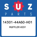 14301-44A60-H01 Suzuki Muffler Assy 1430144A60H01, New Genuine Oem Part. Fixed Price $368.38.