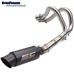 For Kawasaki Z650 Ninja 2017-2024 Full Exhaust System Front Pipe Muffler. Fixed Price $159.99.