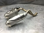 Triumph 2207351 Speed Triple 1050R Oem Stock Exhaust Mufflers Pipe 91B. Fixed Price $240.00.