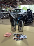 Harley Slip On Muffler Exhaust Fish Tail Shark Fin Screaming Eagle Tip. Fixed Price $350.00.