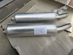 Nos Ducati Performance Remus Oval Aluminum Exhaust Silencers Pair - Monster. Fixed Price $700.00.