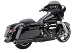 Cobra 4.5" Powrflo Round Slip-ons Black Flh/flt 17-22 Exhaust. Fixed Price $889.19.