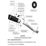 Rear Silencer Leovince Exhaust System S10059/S10060 60MM 270MM Right. Fixed Price $630.01.