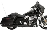 Drag Specialties Black 3.5" Slash Down Slip On Mufflers 95-16 Harley Touring. Fixed Price $300.00.