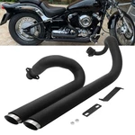 Shortshots Staggered Exhaust Pipes System For Yamaha V-star XVS650A. Fixed Price $159.99.