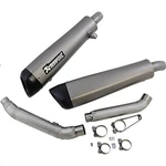 Akrapovic Slip-on Line Dual Exhaust Titanium Muffler/black S-T12SO3-HCQT. Fixed Price $1534.64.