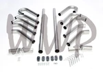 2.5" Stainless Steel Mandrel Bend Tubing Diy Custom Universal Exhaust Pipe Kit. Fixed Price $159.95.