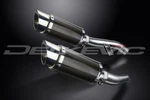 Delkevic 8" Carbon Round Slip Mufflers Yamaha FJR1300 2006-2021 Exhaust. Fixed Price $590.99.
