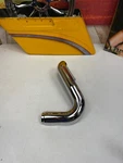 17-24 Oem Harley Touring Exhaust Rear Header Pipe Heatshield Chrome. Fixed Price $39.95.