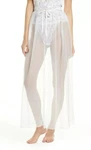 Oh La Cheri Bridal Jeana Sheer Mesh High Waist Slip Skirt O/s White Lingerie. Fixed Price $19.99.
