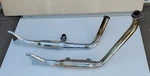 Harley Davidson Exhaust Pipes Fishtail Shovelhead Fx Chopper Duals Cobra Paughco. Fixed Price $269.99.