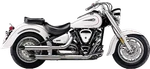 Cobra 2173SC Blvd Slashcut Slip On Chrome Fits Yam V-star 1100. Fixed Price $504.96.