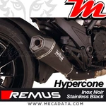 Silent Exhaust Pipe Remus Hypercone Stainless Black With Ducati Diavel 2011. Fixed Price $1268.47.