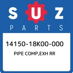 14150-18K00-000 Suzuki Pipe Comp,exh Rr 1415018K00000, New Genuine Oem Part. Fixed Price $85.69.