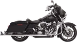 Bassani Fishtail Slip-on Mufflers Chrome 33" Harley Touring 95-16 1F17E33. Fixed Price $692.95.