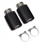 Scorpion Exhaust Tips Upgrade Kit Twin 100MM Carbon Fibre Ascari Black Tailpipes. Fixed Price $379.87.