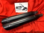 Genuine 95-16 Harley Touring Screamin' Eagle 4.5" Slip-on Mufflers BLACK64900616. Fixed Price $386.99.
