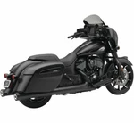 Cobra Black 4 Neighbor Hater Slip-on Mufflers For 2015+ Indian Touring 5205B. Fixed Price $544.95.