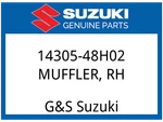 Suzuki Oem Part 14305-48H02 Muffler, Rh. Fixed Price $461.97.