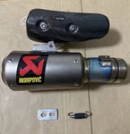 Akrapovic Slip-on Muffler, Titanium (modified Stay), GSX-R1000 Used From Japan. Fixed Price $697.50.