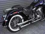 Cycle Shack 2005-2006 Flstn/i Side Slash Mufflers Chrome New. Fixed Price $184.95.