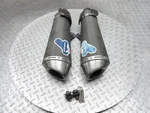 2010 09-11 Ducati Monster 696 Termignoni Exhaust Mufflers Silencers Pipes Cans. Fixed Price $474.95.